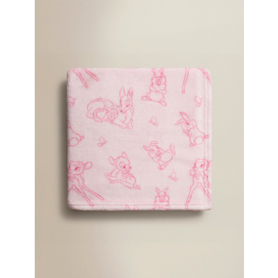Disney Pink Bambi Fleece Blanket