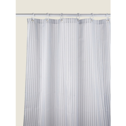 Grey Stripe Shower Curtain