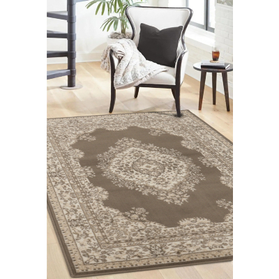 maker Taupe Maestro Traditional Rug