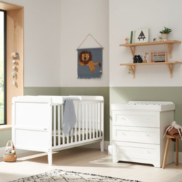 Tutti Bambini White Rio 2-Piece Room Nursery Furniture Set