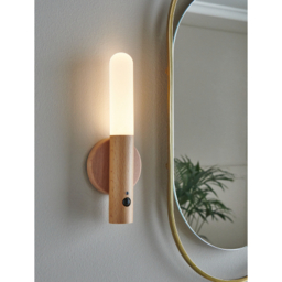 Portable/Dimmable wall lights wood