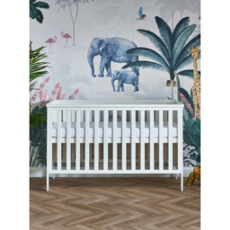 Obaby White Evie Cot Bed