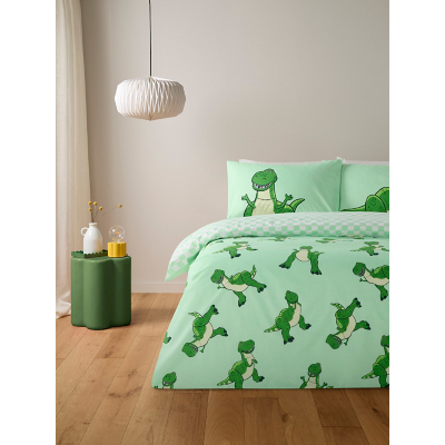 Disney Toy Story Rex Green Reversible Duvet Set