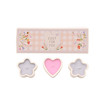 Love Life Set Of 3 Mini Candles - Just For You