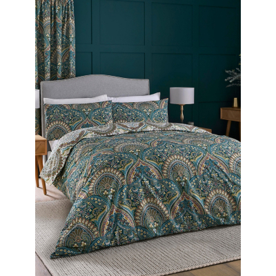 Dreams & Drapes Teal Palais Duvet Cover Set