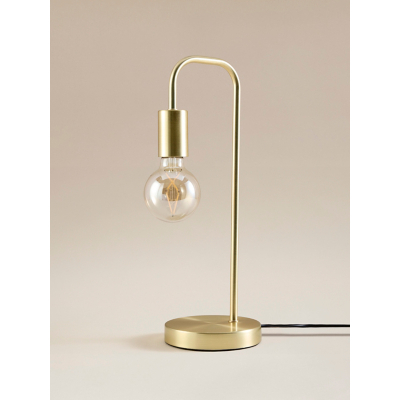Gold-Tone U-Shape Desk Lamp