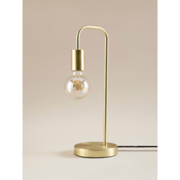 Gold-Tone U-Shape Desk Lamp
