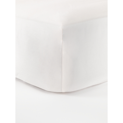 White Just Wellness Cool Touch TENCEL Plain Fitted Sheet
