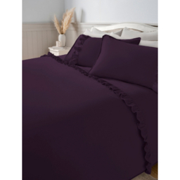 Stacey Solomon Velvet Ruffle Detail Cotton Duvet Set