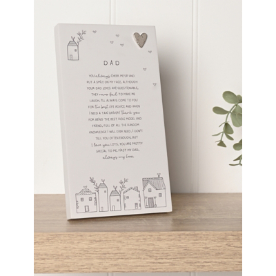 Moments Standing Verse Plaque - Dad