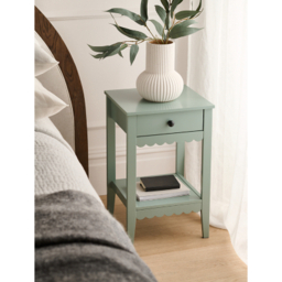 Green Bedside Table
