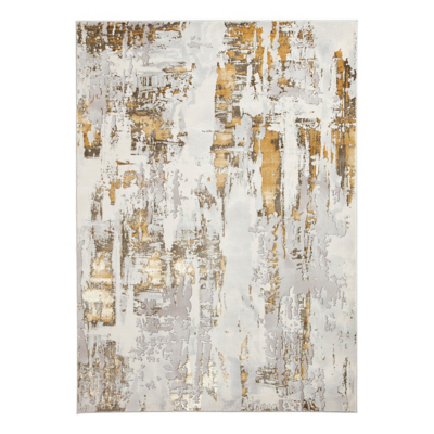Think Rugs Apollo Distressed Metallic Rug