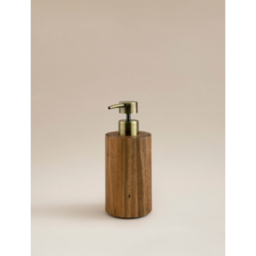 Dark Wood Soap Dispenser