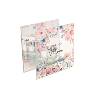 The Cottage Garden Tealight Holder - Mum