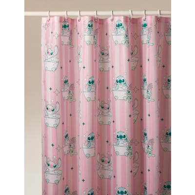 Disney Stitch Bath Time Shower Curtain