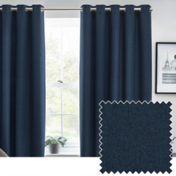 Furn Midnight Dawn Blackout Thermal Eyelet Curtains
