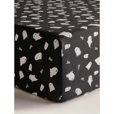 Sketchy Ghosts Fitted Sheet