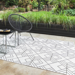 Asiatic Patio Indoor Outdoor Deco Ivory Rug