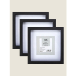 Black Box Frame 4 x 4 Inch - Set of 3