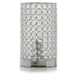 Acrylic Crystal Beaded Cylinder Lamp
