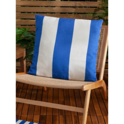 Furn Deck Blue & White Stripe Woven Outdoor Cushion