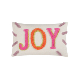 Heya Home Joy Slogan Tufted Cushion