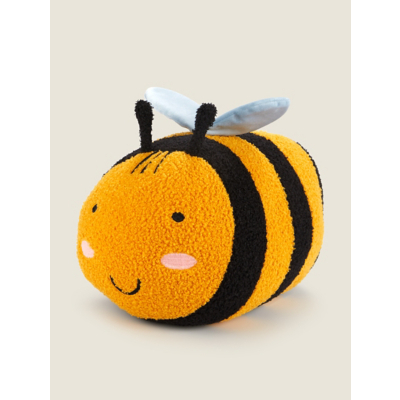 Yellow Bee-Shaped Cushion