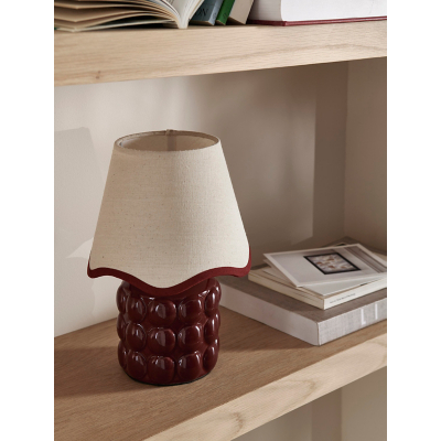 Red Bobble LED Lamp