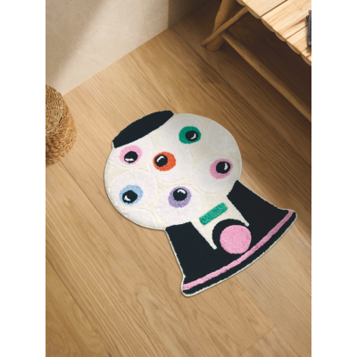 Halloween Gumball Eyes Bath Mat