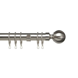Speedy Satin Silver Pristine 25-28mm Ball Pole Set
