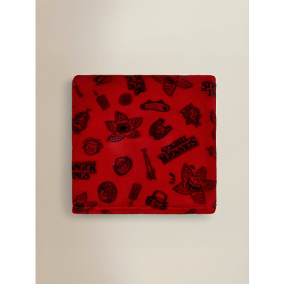 Stranger Things Red Fleece Blanket - 120cm x 150cm
