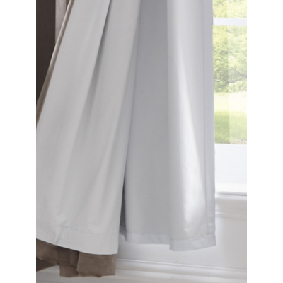 Fusion White Eyelet Curtain Blackout Lining Kit