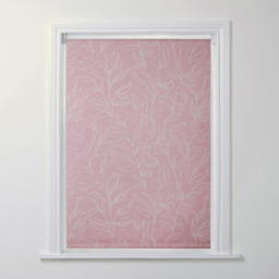 A-International Pink Floral Blackout Blind