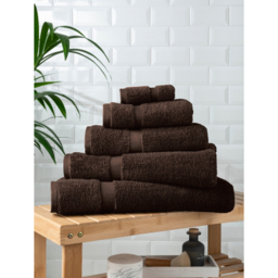 Chocolate Brown Super-Soft Cotton Towel & Bath Mat Range