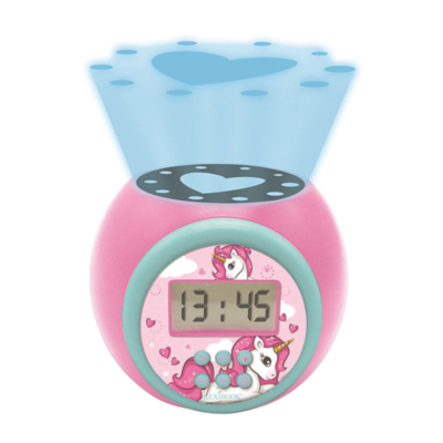 Lexibook RL977UNI Unicorn Childrens Projector Clock