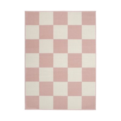 maker Maestro Pink Checkerboard Rug