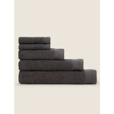 Charcoal Cotton Bath Towel Range