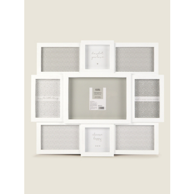 White Multi-Aperture Photo Frame