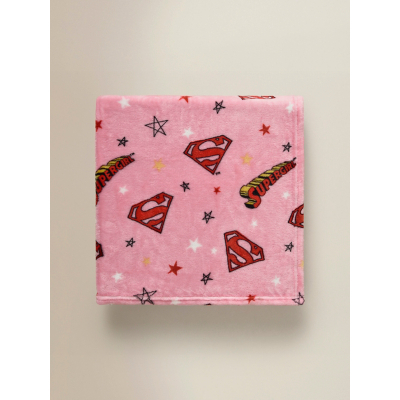 Warner Bros. Supergirl Red & Pink Super-Soft Throw