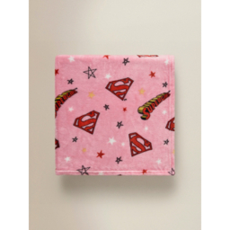 Warner Bros. Supergirl Red & Pink Super-Soft Throw