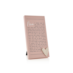 Moments Standing Plaque - Nan