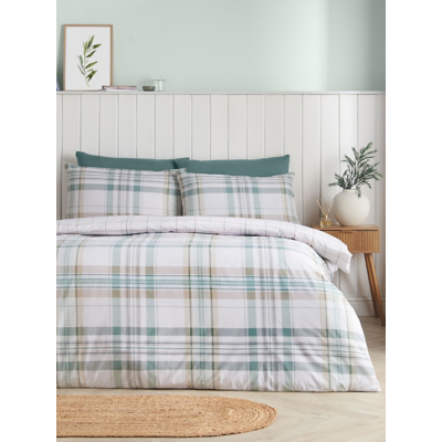 Catherine Lansfield Cartmel Check Duvet Cover Set