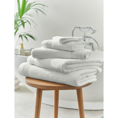 Egyptian Cotton Towel & Bath Mat Range - White