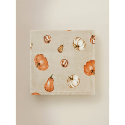 Natural Pumpkin Super-Soft Throw - 120 x 150 cm