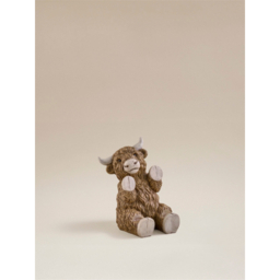 Brown Highland Cow Phone Holder