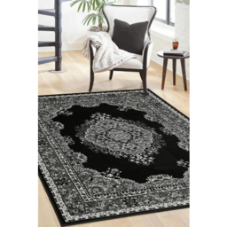 maker Black Maestro Traditional Rug