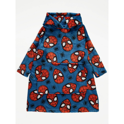 Marvel Spider-Man Blue Snuggle Hoodie by George at ASDA