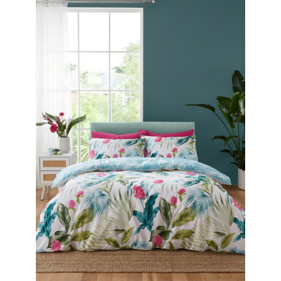 Catherine Lansfield Aruba Floral Duvet Cover Set