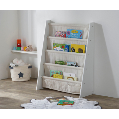 White Sling Bookcase
