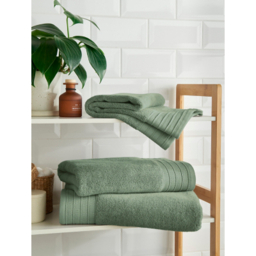 Bamboo Hand Towel - Oil Green